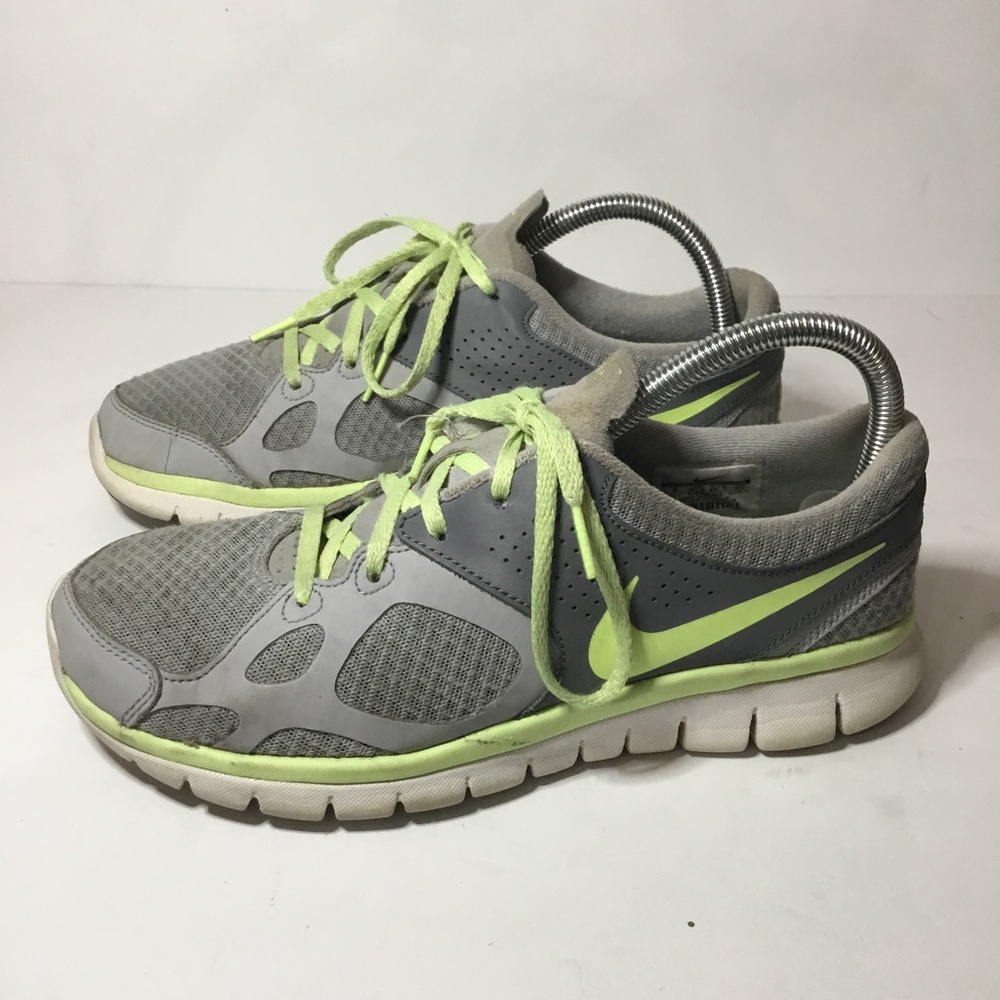 Nike Women’s Gray And Lime Green Running Shoes Size 9